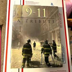 Hardcover Coffee Table Book. "9-11 A Tribute" 15" x 11"